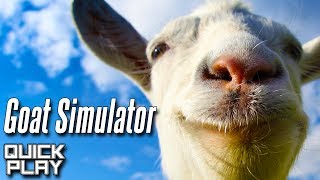 Goat Simulator  DEMON GOAT [upl. by Leagiba659]