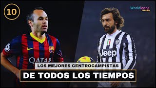 TOP 10  LOS MEJORES CENTROCAMPISTAS DE LA HISTORIA DEL FÚTBOL [upl. by Annayehc273]