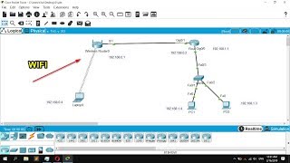 How to Configure Cisco WiFi Router in Cisco Packet Tracer [upl. by Ydnahs]