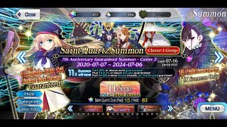 【FGO NA】7th Anniversary GSSR SUMMONS [upl. by Meir602]