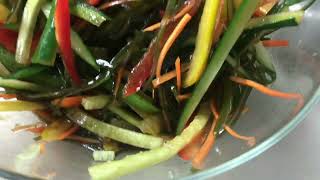 Seaweed amp capsicum salad [upl. by Atela]