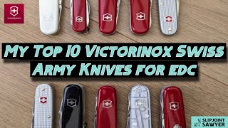 10 Best Victorinox Swiss Army Knives For EDC [upl. by Humfried]