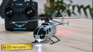 Bo105 Micro Scale RC Helicopter  RC ERA C186 PRO  Eachine E120 [upl. by Delphina]