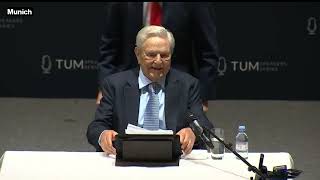 George Soros on Climate Change China Elections Full Speech [upl. by Ahsiekar986]