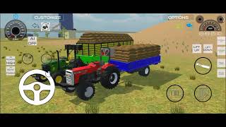 tarector Vali game tochanking vs Massey full lood Indian vehicles simulator game tigergaming [upl. by Ahsined]