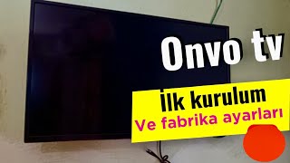 Onvo tv kurulum kanal arama [upl. by Ffej]