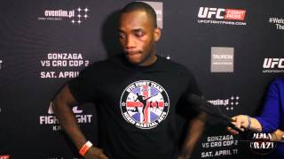 Leon Edwards UFC Fight Night Krakow Post Fight Media Scrum [upl. by Azalea]