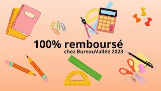 100 Remboursé chez Bureau Vallée [upl. by Pennebaker]