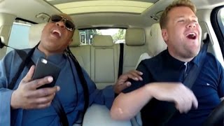 Stevie Wonder Brings James Corden to Tears in Iconic Carpool Karaoke Video [upl. by Maegan]