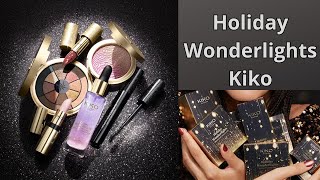 holiday Wonderlights kiko tutti gli swatches [upl. by Iznil]