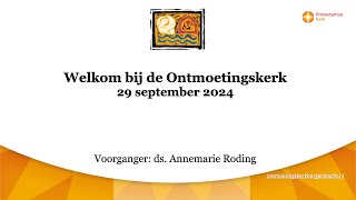 20240929 morgendienst Ontmoetingskerk Bergambacht [upl. by Rew402]