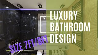 Bathroom Design Ideas 2024  latest 8 x 7 Toilet  Luxury Bathroom Design 2024 [upl. by Ydisahc]