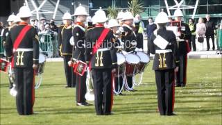 Royal Marines Band Collingwood  Barclays 2013 Jersey Boat Show [upl. by Ahsinat2]