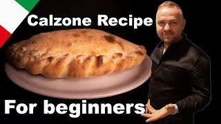 Calzone Recipe for Beginners  Ham and Mushrooms Professionally made Calzones Recipe [upl. by Eirene]