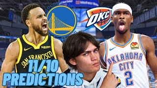 NBA PREDICTIONS amp BEST BETS 1110 [upl. by Botnick]