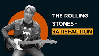 THE ROLLING STONE  LÄR DIG SPELA quotSATISFACTIONquot PÅ ELGITAR Riffversion [upl. by Woodhead]