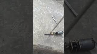 Making home made electric screw driver with N²⁰gear motor part1😬n20 gearmotor screwdriver [upl. by Enillebyam]