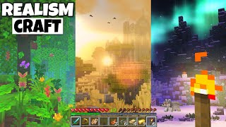 RealismCraft  O MELHOR ADDON PARA MCPE DE TODOS OS TEMPOS BEDROCK [upl. by Aidin598]