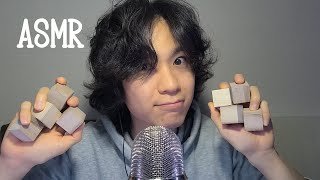 ASMR Wood Tapping Scratching etc ウッドブロックの人。 [upl. by Sirej]