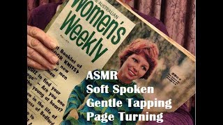 ASMR Looking at Vintage Magazines from 19671975 Soft Spoken [upl. by Aleakcim]