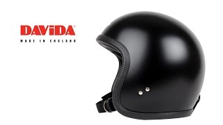 DAVIDA quotSpeedsterquot Helmet Matt Black Standard [upl. by Oirottiv]