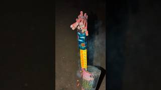 Parachute rocket pe lagaya maal firecrackers fireworks diwali fyp funny viralvideo 🫣😱😶‍🌫️ [upl. by Aiuqes983]