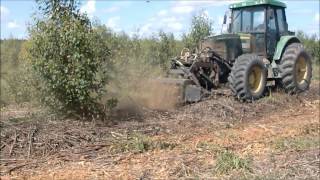 Rebaixador Skotee 160 em áreas de tocos em area de rebrota [upl. by Akirdnwahs89]