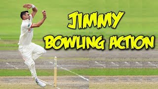 james anderson bowling action slow motion  England cricket Fast bowler [upl. by Enomar]