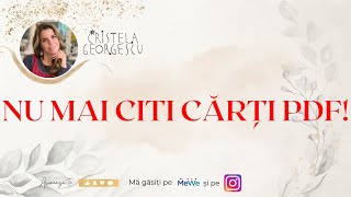 DE CE SĂ NU CITEȘTIOFERI GRATIS CĂRȚI SCANATE ÎN FORMAT PDF 01122022  Cristela GEORGESCU [upl. by Benedicta141]