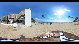 Insta360 Walking Test Ft Lauderdale Beach [upl. by Icul]