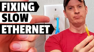 HOW TO FIX SLOW ETHERNET CONNECTION SPEED  8 QUICK amp EASY TIPS [upl. by Krutz]