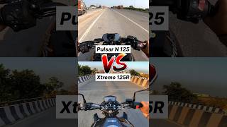 Bajaj Pulsar N 125 vs Hero Xtreme 125R 🔥 Gear Challenge shorts xtreme125r [upl. by Meredi]