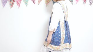 Refashion DIY Apron Dressㅣmadebyaya [upl. by Nyvlem]