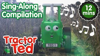 Songs On The Farm With Ted 🚜  Tractor Ted SingAlong Compilation 🎶  Tractor Ted Official Channel [upl. by Eetsirhc488]