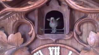 Rare Antique Cuckoo Clock by Johann Baptist Beha model 116 wwwblackforestclocksorg [upl. by Iras171]