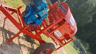 Engine operated paddy thresher Shaktiman engineering works  contact 8830603283  9422260650 [upl. by Aelsel]