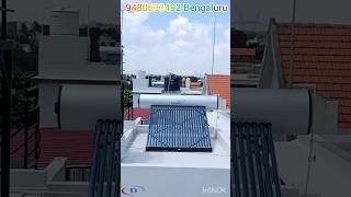 300 LPD Truhot Glo series ETC solar water heater VGuard [upl. by Nwahsek]