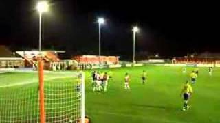 Local lad Paul Haddow scores for Fleetwood [upl. by Bouzoun]