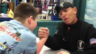 Swamp Peoples 4 Time World Champion Arm Wrestler RJ Gets Beat by 10 Year Old Ed Uhrig [upl. by Cotter]