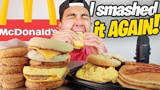 BIG And TASTY McDonalds Breakfast Mukbang [upl. by Heinrike]