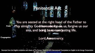 New Mass Rites  Penitential Act [upl. by Leunammi228]