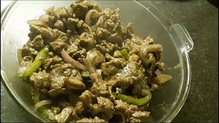 ጎረድ ጎረድ ጥብስEthiopian food Siga tibs [upl. by Patnode]