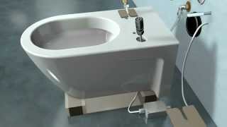 SensoWash ® C How to Install Duravit Hanging Type Commode By Modern Tiles Faisalabadflv [upl. by Krenn]