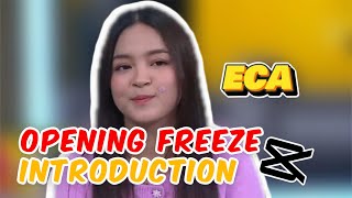 CARA MEMBUAT OPENING VIDEO INTRODUCTION FREEZE EFEK DI CAPCUT PC  Eca Talkpod  powereditor [upl. by Thay]