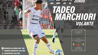 ▶️ Tadeo Marchiori ⚽️🇦🇷 Volante Ofensivo [upl. by Gignac532]