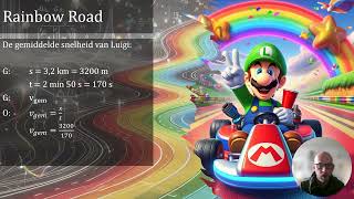 Oefenopgave gemiddelde snelheid Rainbow Road [upl. by Kory369]