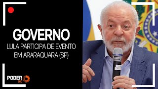 Ao vivo Lula autoriza obras de prevenção de enchentes em Araraquara SP [upl. by Ludly]