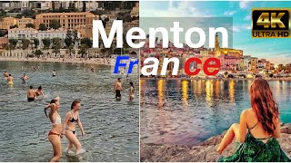 A Walk Through Beautiful Menton French Riviera 4K [upl. by Anyah288]