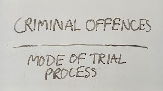 ALevel LAW OCR PAPER 1  ELS MODE OF TRIAL PROCESS [upl. by Nekial]