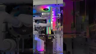 Thermaltake Water Cooled PC thermaltake lianli watercooled pc setup trending lastest [upl. by Barren877]